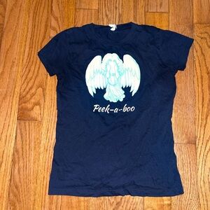 Peek a boo cherub angel t shirt
